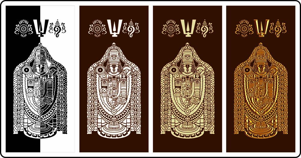 Balaji and Goddess Laxmi Set